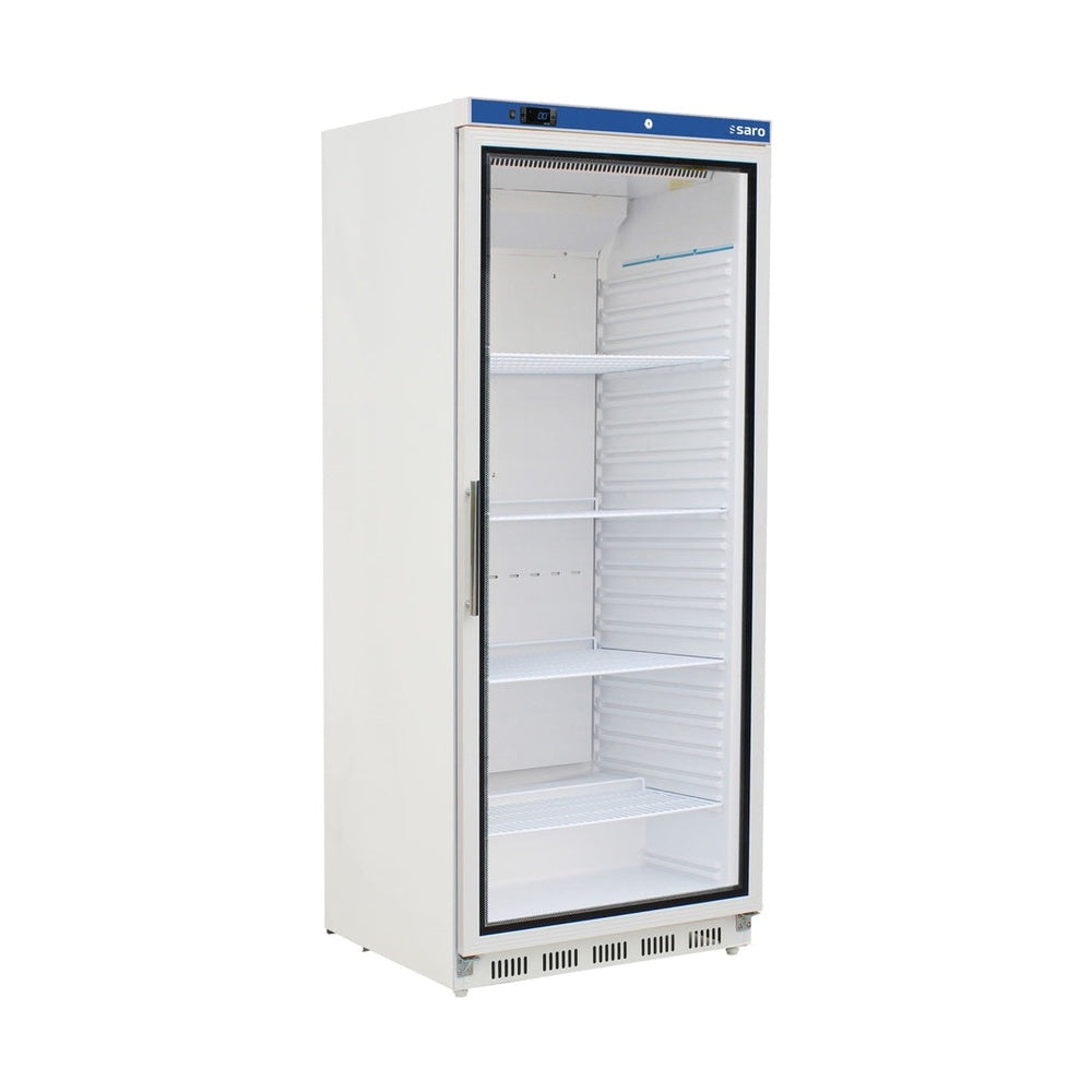 SARO Lagerkühlschrank mit Glastür - weiß, Modell HK 600 GD SARO