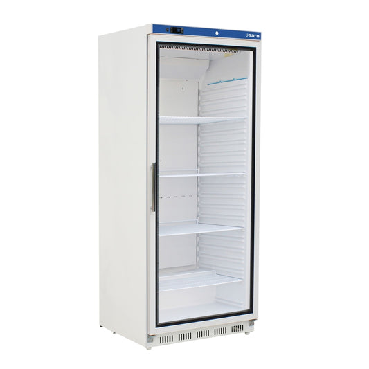 SARO Lagerkühlschrank mit Glastür - weiß, Modell HK 600 GD SARO