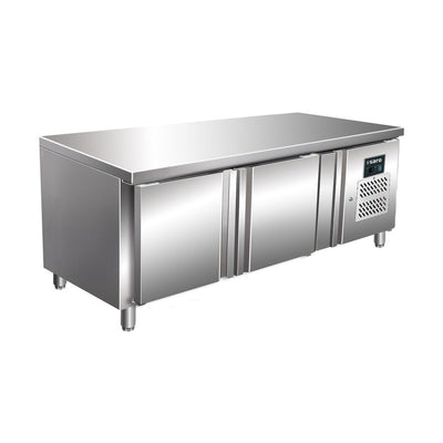 SARO Unterbaukühltisch UGN 2100 TN – 2 Türen, GN 1/1, H 650 mm