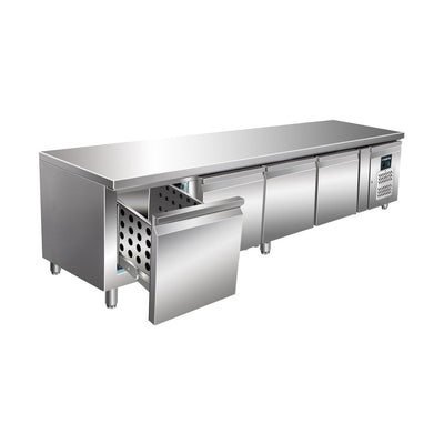 SARO Unterbaukühltisch UGN 4100 TN-4S – 4 Schubladen, H 650 mm