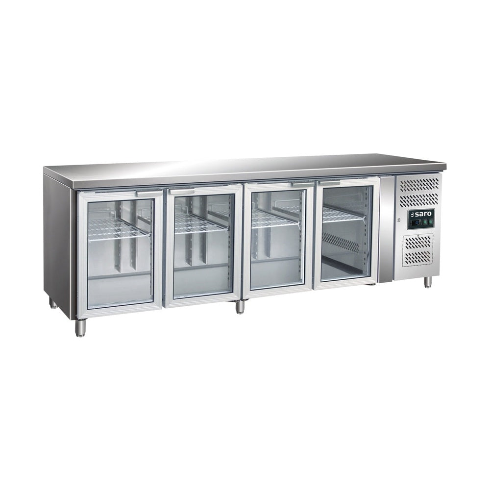 SARO Kühltisch mit 4 Glastüren, Modell GN 4100 TNG SARO