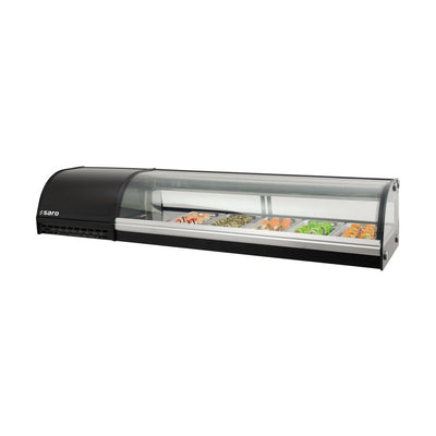SARO Sushi Display SV 1800 – 85.5 L, 7 × GN 1/3 included