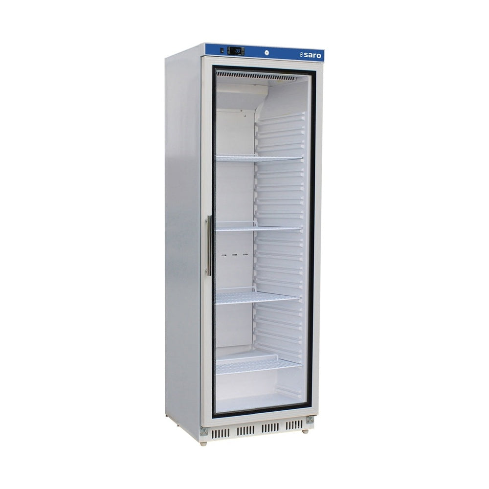 SARO Lagerkühlschrank mit Glastür - weiß, Modell HK 400 GD SARO