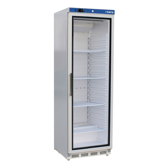 SARO Lagerkühlschrank mit Glastür - weiß, Modell HK 400 GD SARO
