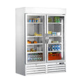 SARO Kühlschrank mit 2 Glastüren - weiß, Modell G 920 SARO