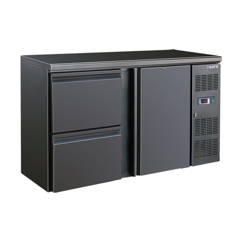 SARO Barkühler mit 1 Tür und 2 Schubladen, Modell BC 2100-2S SARO
