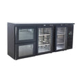 SARO Barkühler mit 2 Glastüren und 2 Schubladen, Modell BC 3100 G S2 SARO