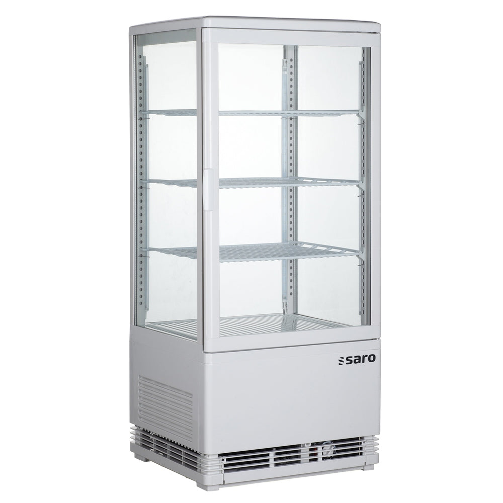 SARO Kühlvitrine 78 Liter, Modell SC 80 weiß SARO