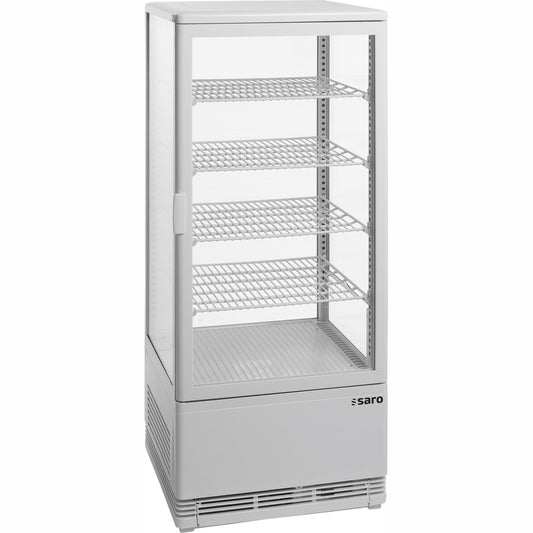 SARO Kühlvitrine 98 Liter, Modell SC 100 weiß SARO