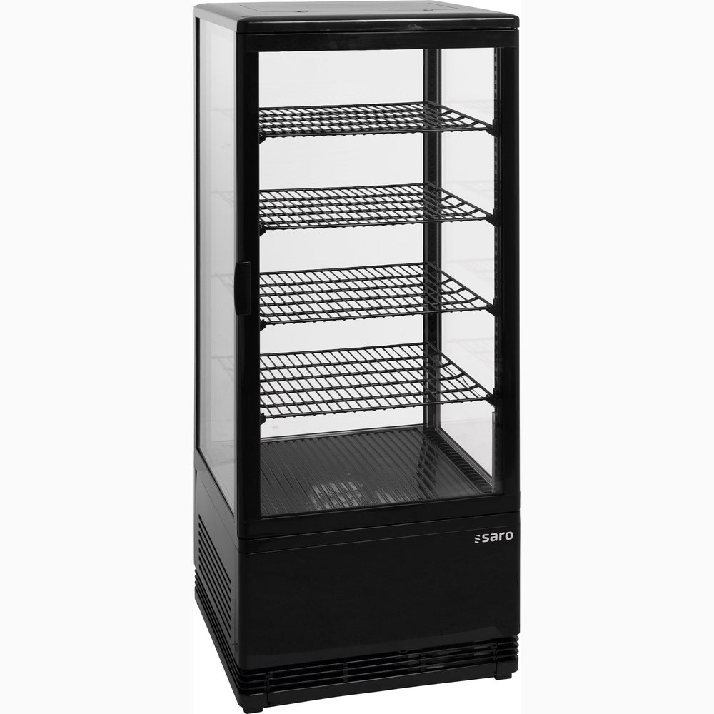 SARO Kühlvitrine 98 Liter, Modell SC 100 schwarz SARO