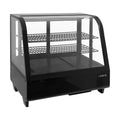 SARO Kühlvitrine 100 Liter, Modell KATRIN schwarz SARO