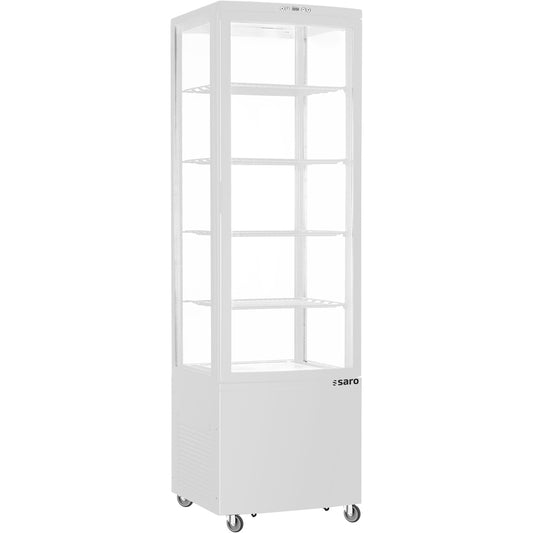 SARO Kühlvitrine 235 Liter, Modell SVEN weiß SARO