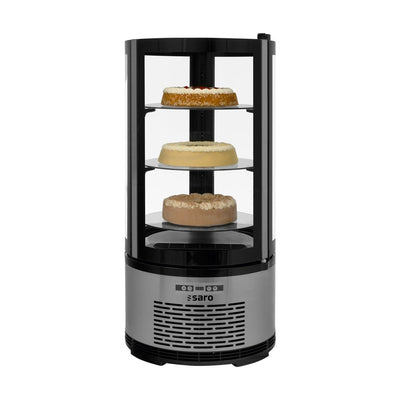 SARO SARINA Cake Display Cabinet – 100 L, Round