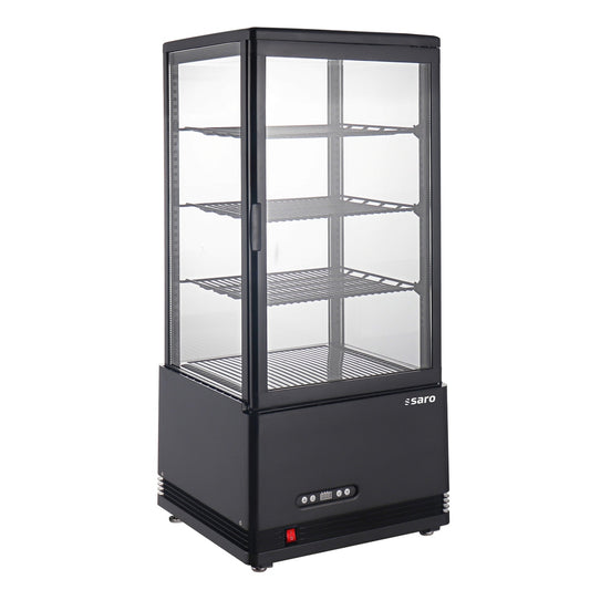 SARO Kühlvitrine SC 70 AV, schwarz SARO