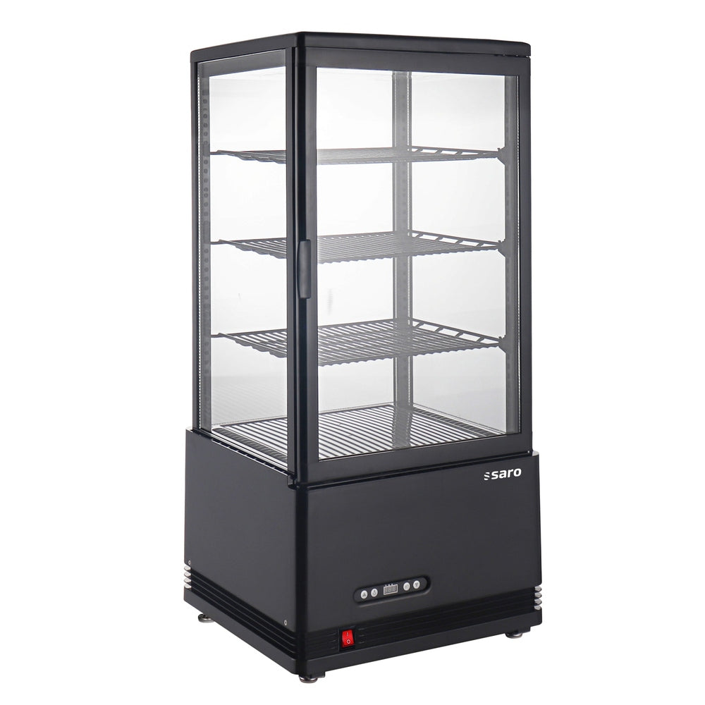 SARO Kühlvitrine SC 80 AV, schwarz SARO