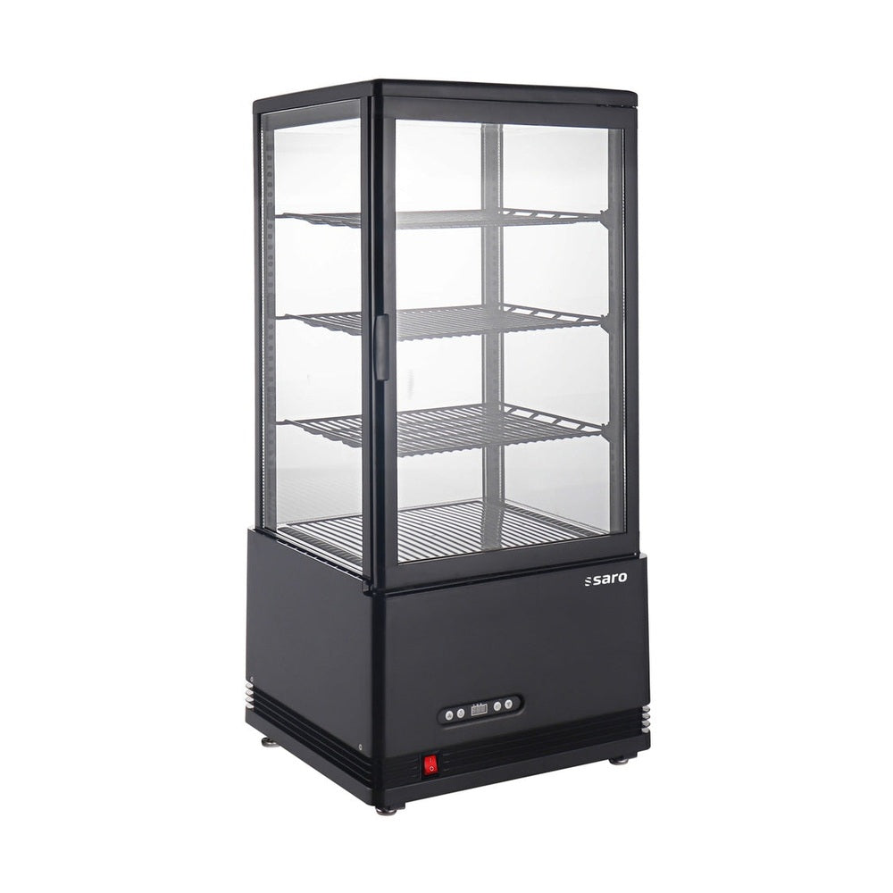 SARO Kühlvitrine SC 80 AV, schwarz SARO