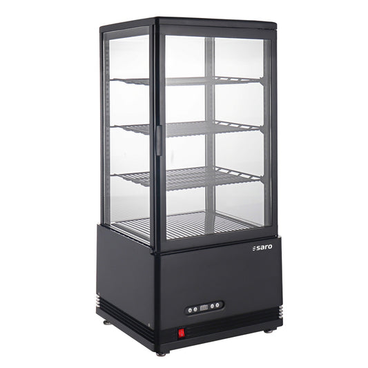 SARO Kühlvitrine SC 80 AV, schwarz SARO