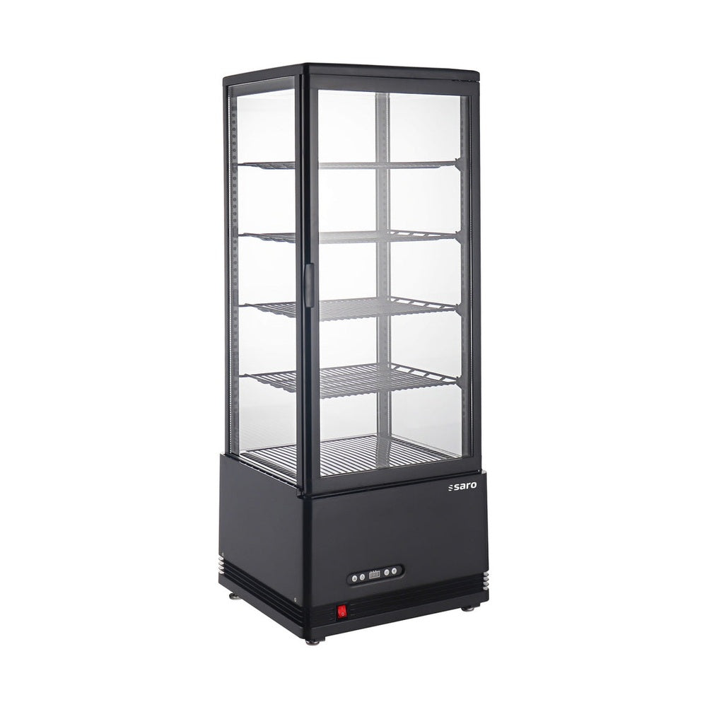 SARO Kühlvitrine SC100AV, schwarz SARO