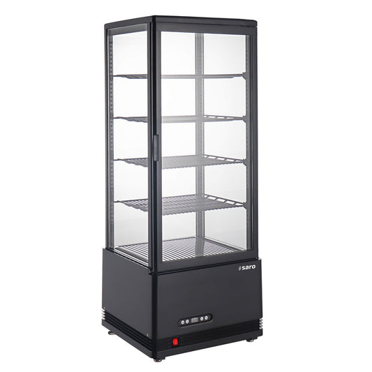 SARO Kühlvitrine SC100AV, schwarz SARO