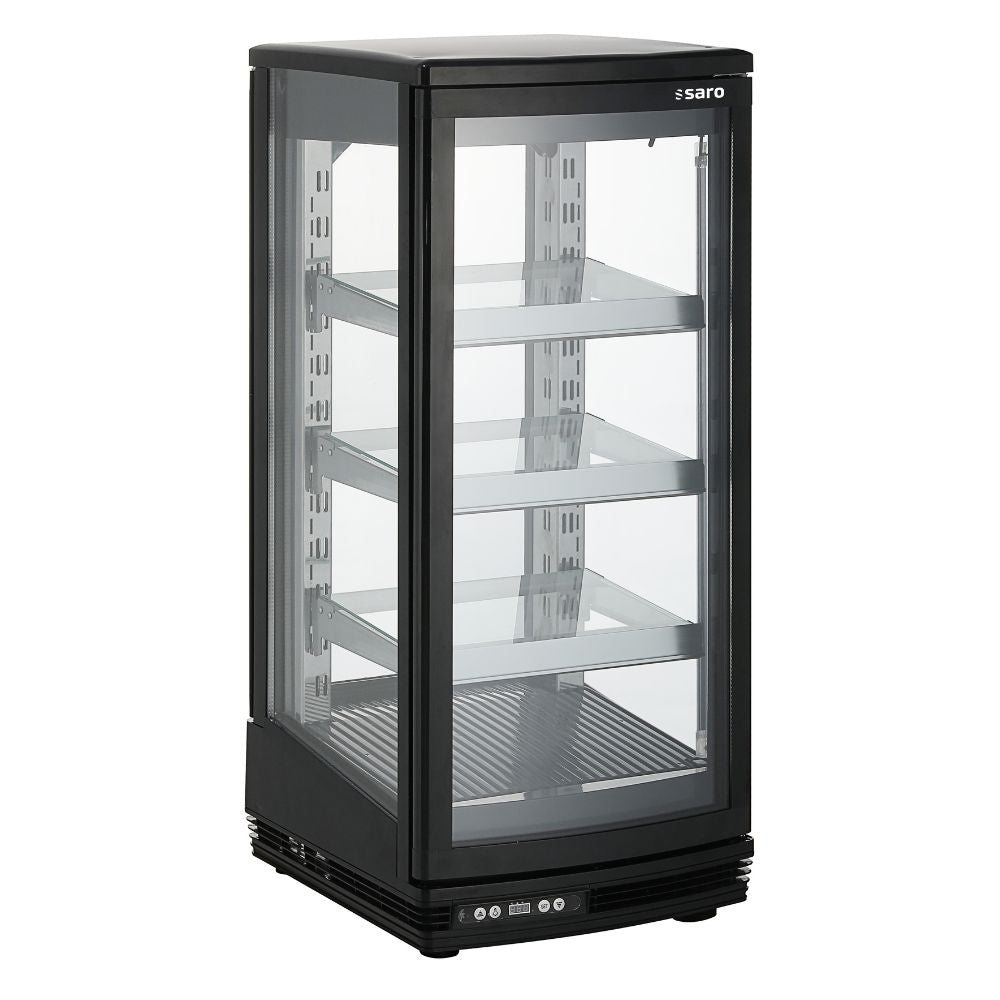 SARO Kühlvitrine SC 95, schwarz SARO