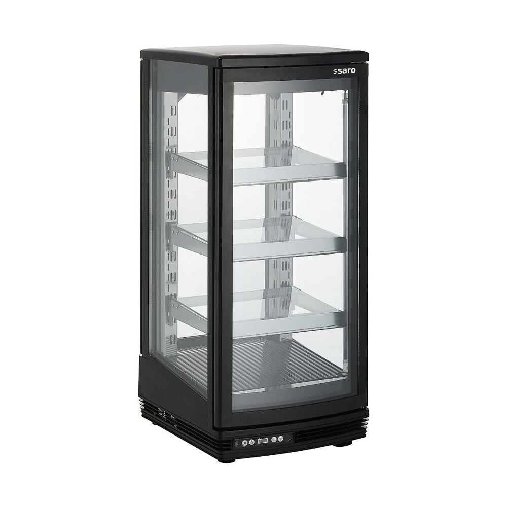 SARO Kühlvitrine SC 95, schwarz SARO