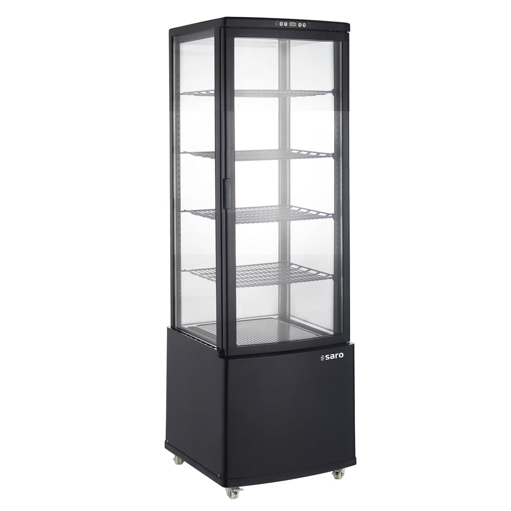 SARO Kühlvitrine Modell PHIL, schwarz SARO
