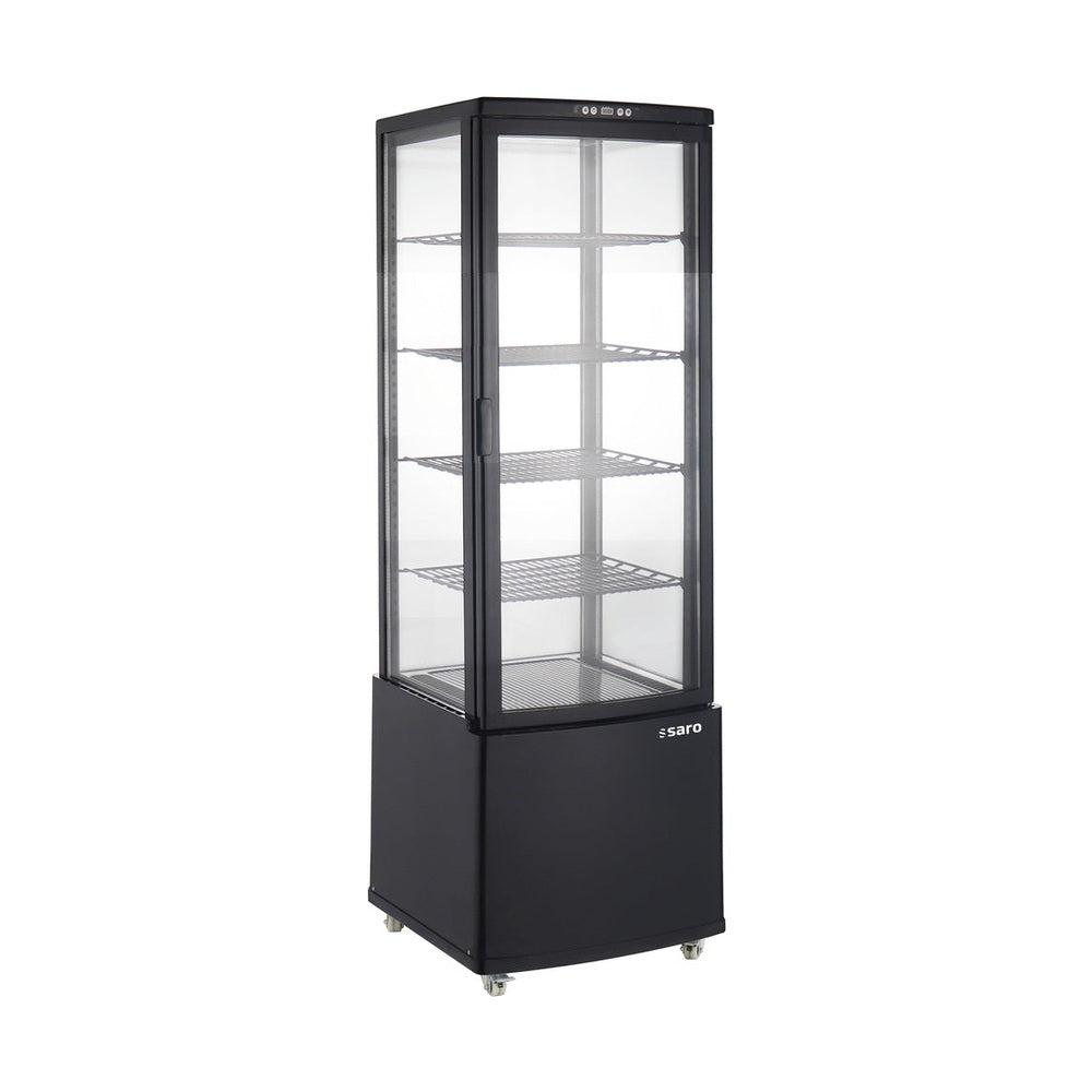 SARO Kühlvitrine Modell PHIL, schwarz SARO