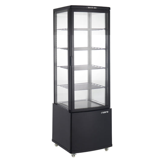 SARO Kühlvitrine Modell PHIL, schwarz SARO