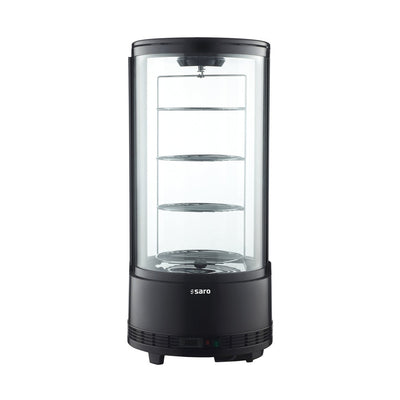 SARO ELIZA Cake Display Cabinet – 73 L, Rotating Carousel