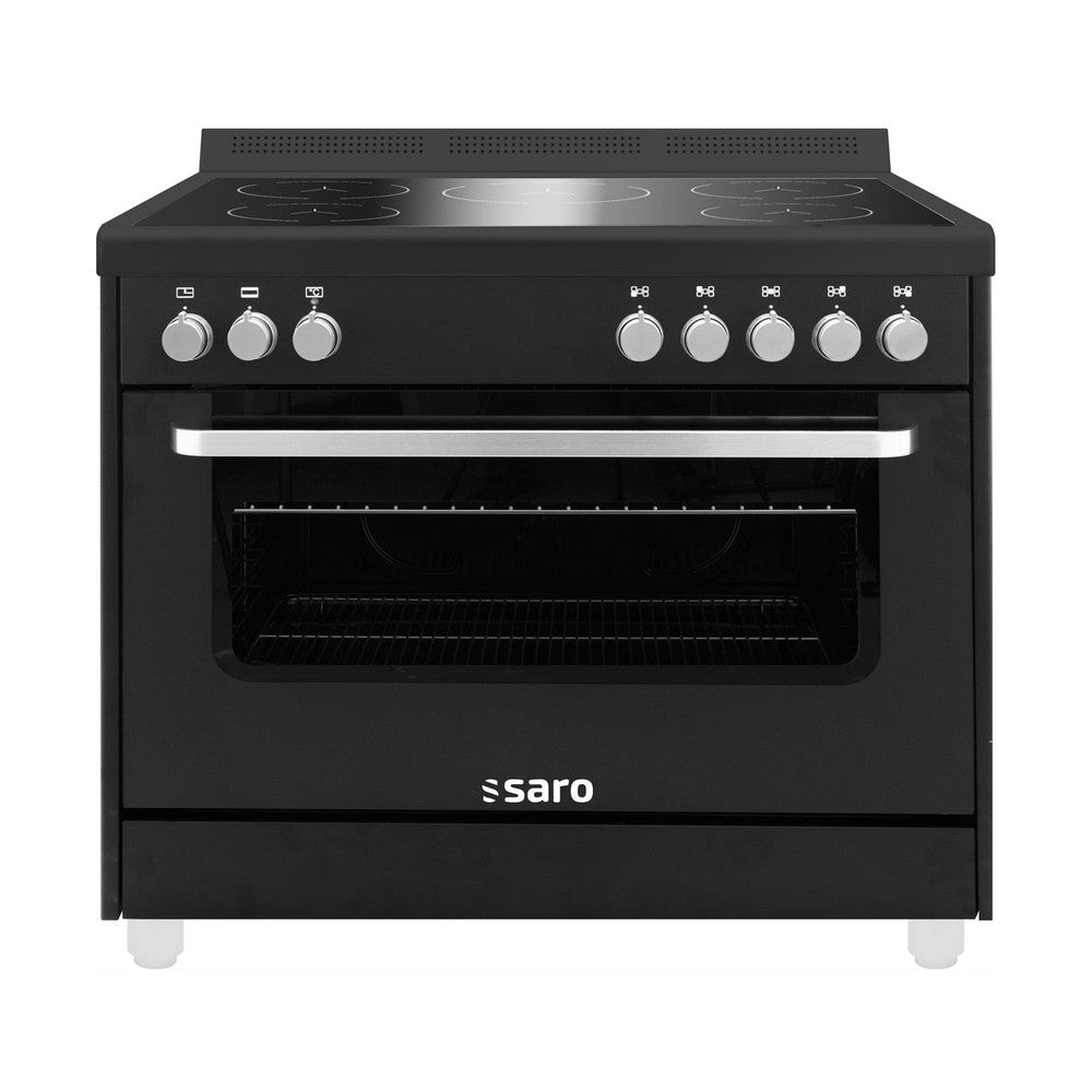 SARO Induktionsherd +Elektrobackofen Modell TS95IND61N schwarz SARO