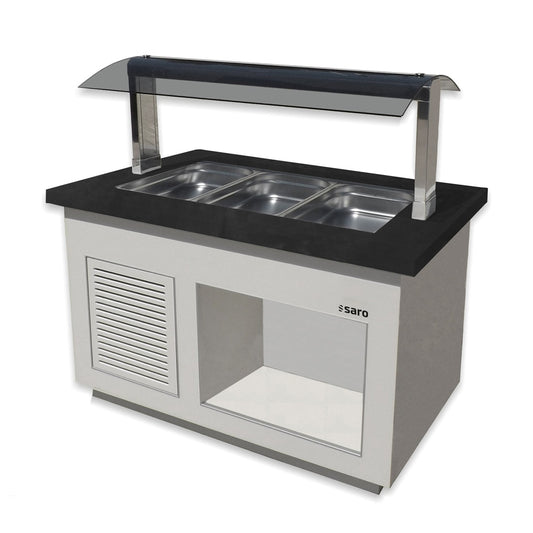 SARO Salatbar für 3x 1/1 GN, Modell PREMIUM LINE SB-K130 weiß SARO