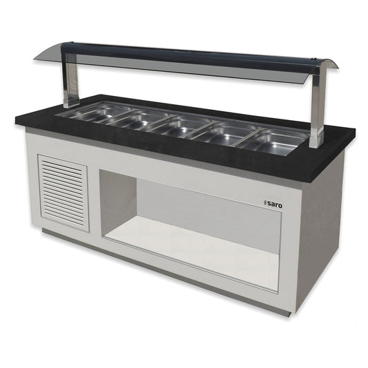 SARO Salatbar für 5x 1/1 GN, Modell PREMIUM LINE SB-K200 weiß SARO