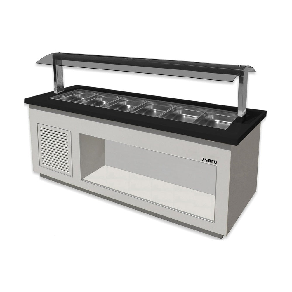 SARO Salatbar für 6x 1/1 GN, Modell PREMIUM LINE SB-K230 weiß SARO