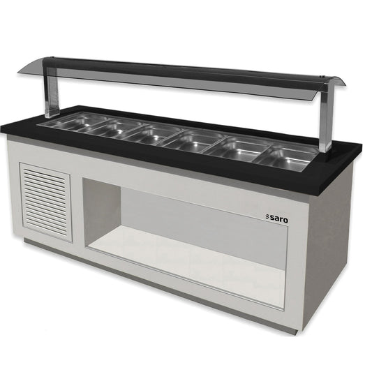 SARO Salatbar für 6x 1/1 GN, Modell PREMIUM LINE SB-K230 weiß SARO