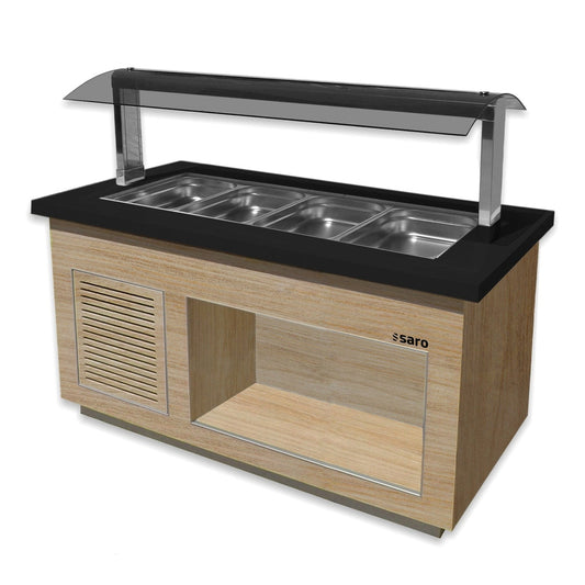 SARO Heißes Buffet für 4x 1/1 GN, Modell PREMIUM LINE SB-H170 OAK SARO
