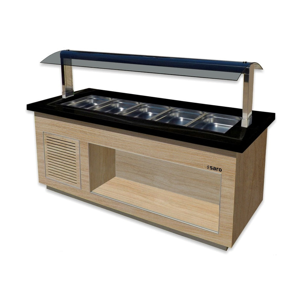 SARO Heißes Buffet für 5x 1/1 GN, Modell PREMIUM LINE SB-H200 OAK SARO