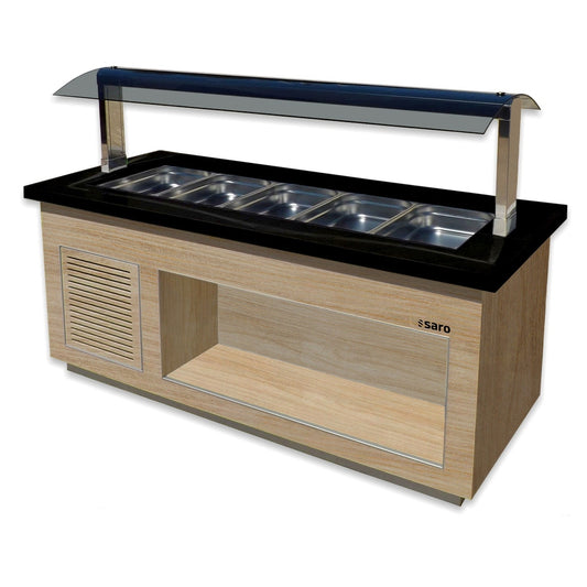 SARO Heißes Buffet für 5x 1/1 GN, Modell PREMIUM LINE SB-H200 OAK SARO
