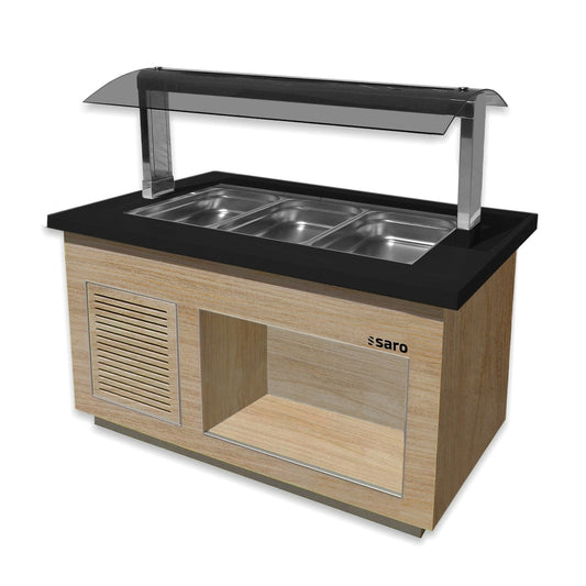 SARO Salatbar für 3x 1/1 GN, Modell PREMIUM LINE SB-K130 OAK SARO