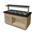 SARO Salatbar für 4x 1/1 GN, Modell PREMIUM LINE SB-K170 OAK SARO