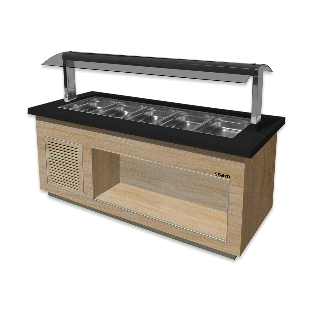 SARO Salatbar für 5x 1/1 GN, Modell PREMIUM LINE SB-K200 OAK SARO