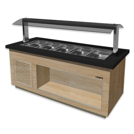SARO Salatbar für 5x 1/1 GN, Modell PREMIUM LINE SB-K200 OAK SARO
