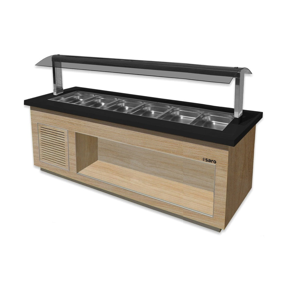 SARO Salatbar für 6x 1/1 GN, Modell PREMIUM LINE SB-K230 OAK SARO