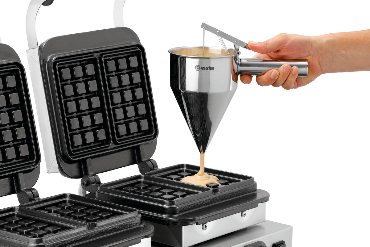 Bartscher Waffeleisen MDI 2BW160-101 – 2 × Brüsseler Waffel Bartscher