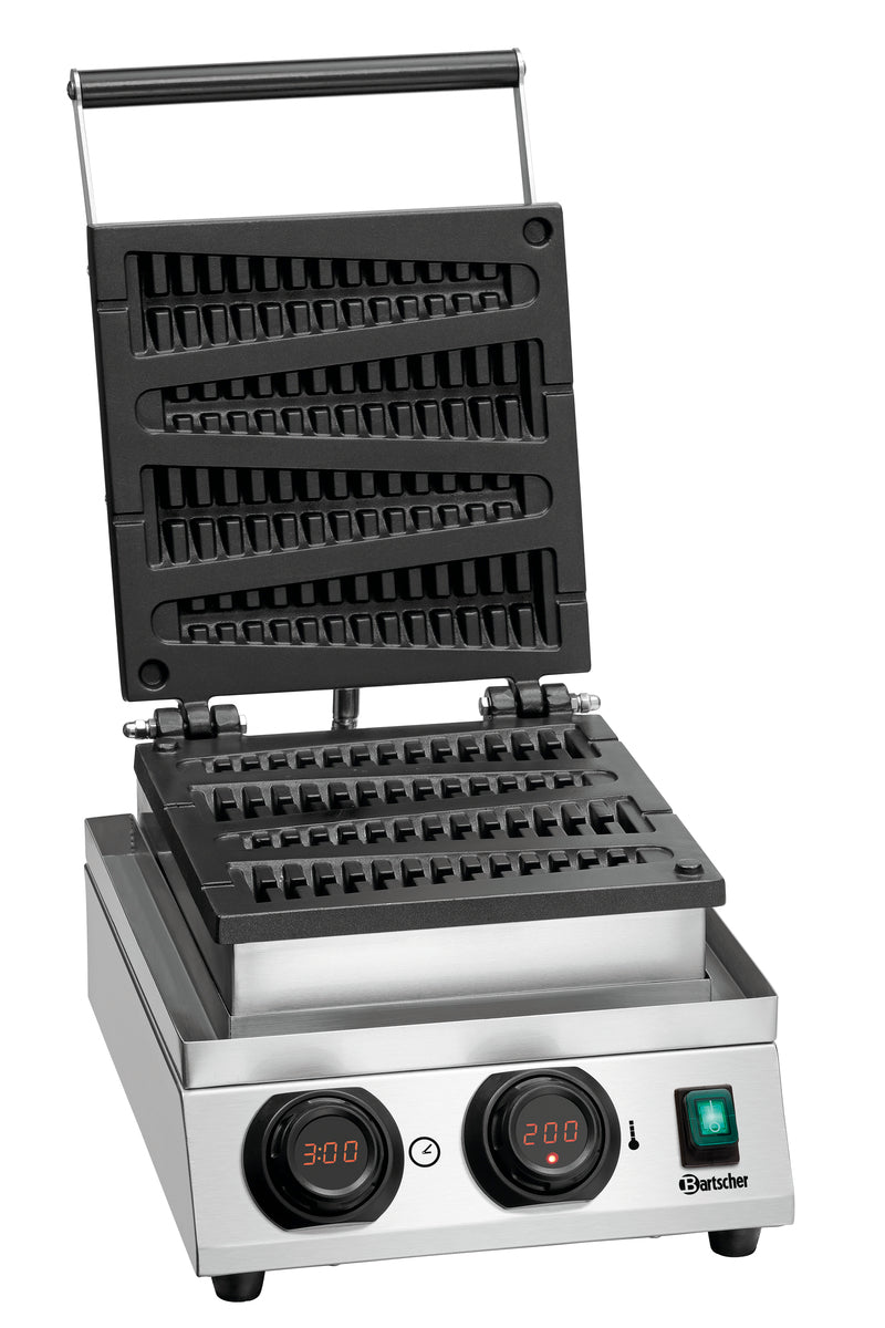 Bartscher Waffeleisen MDI-Lolly 400 – 4 Lolly-Waffeln, 1,8 kW Bartscher