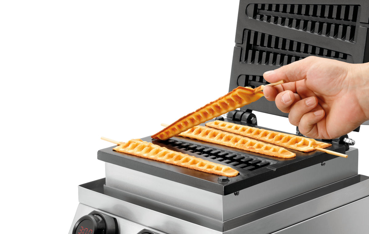 Bartscher Waffeleisen MDI-Lolly 400 – 4 Lolly-Waffeln, 1,8 kW Bartscher