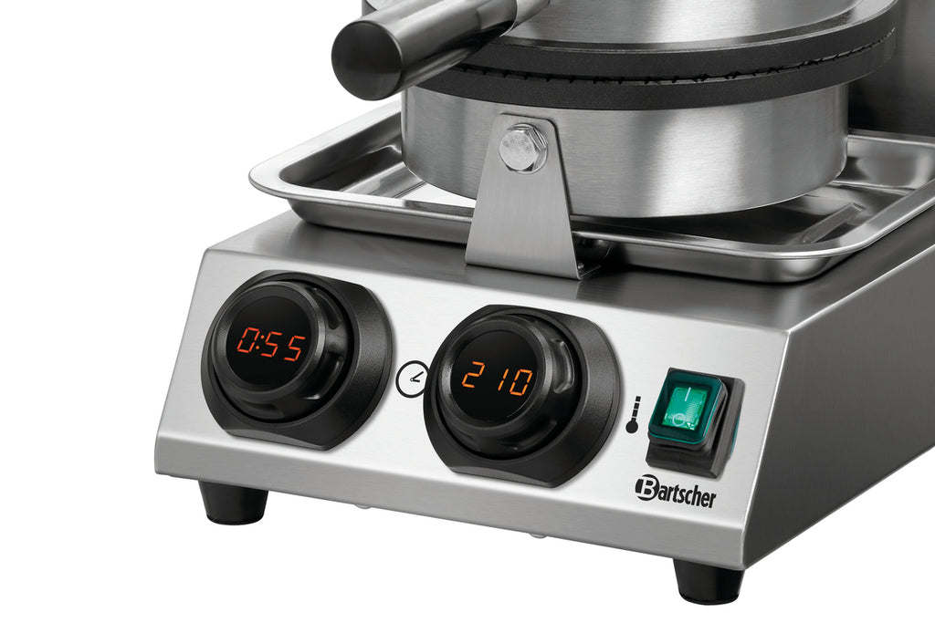 Bartscher Waffeleisen MDI Cone 2120 – runde Waffel Ø 212 mm Bartscher
