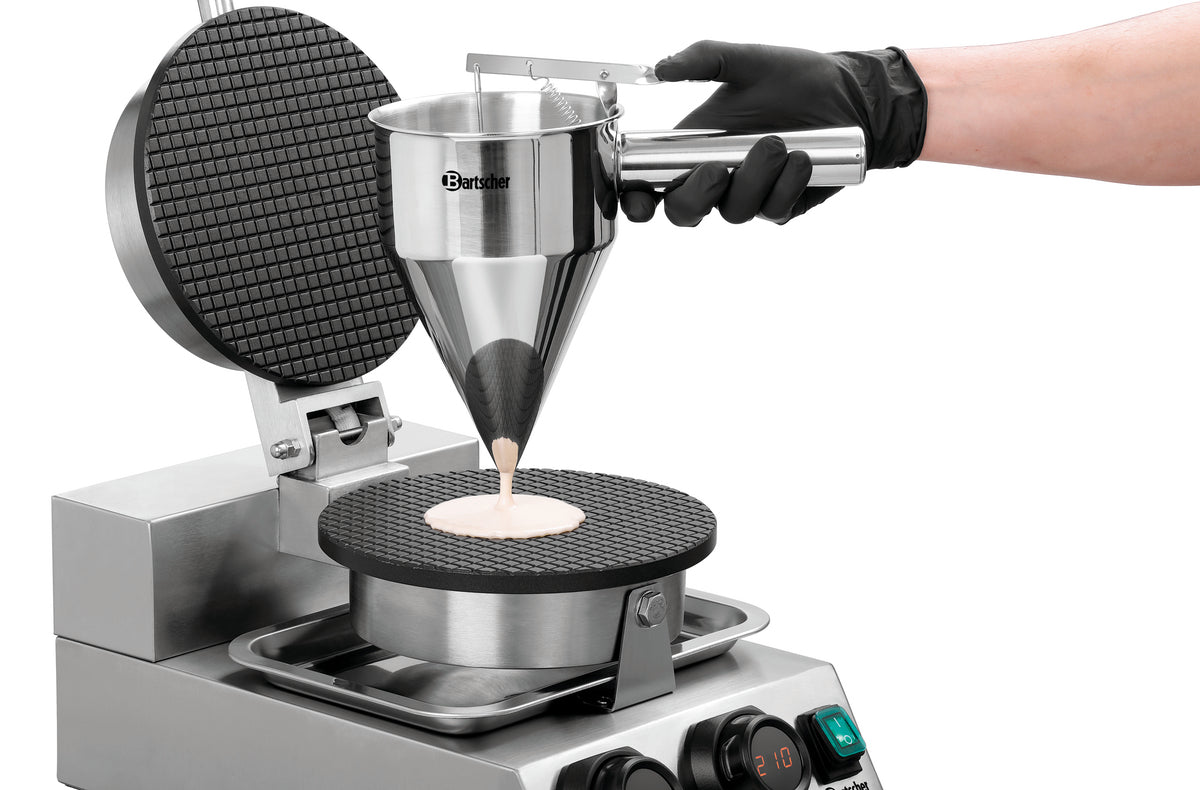 Bartscher Waffeleisen MDI Cone 2120 – runde Waffel Ø 212 mm Bartscher