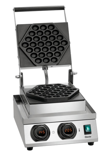 Bartscher Waffeleisen MDI-Bubble 2070 – Bubble-Waffel, 1,8 kW