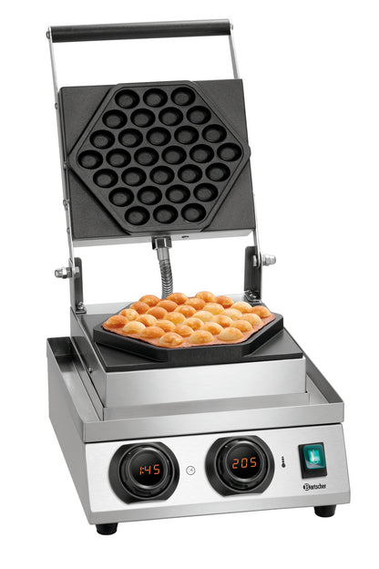 Bartscher Waffeleisen MDI-Bubble 2070 – Bubble-Waffel, 1,8 kW