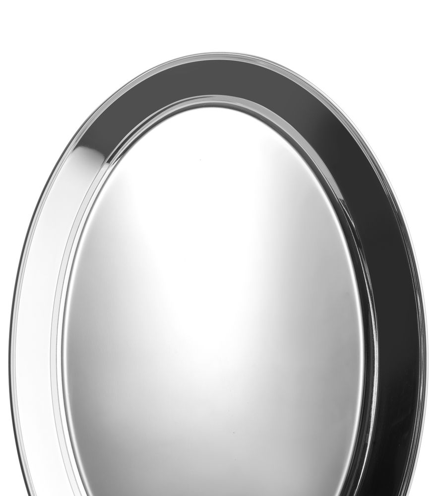HENDI Servierentablett oval – Edelstahl, 400 × 260 mm